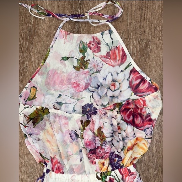 Show Me Your Mumu Heather Halter Dress ~ in Best Friend Floral - Picture 7 of 13